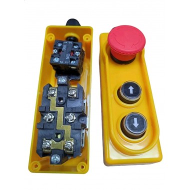 Vinç kumandası COB-21PH 2 Lİ. Acil Stop butonlu 220 volt